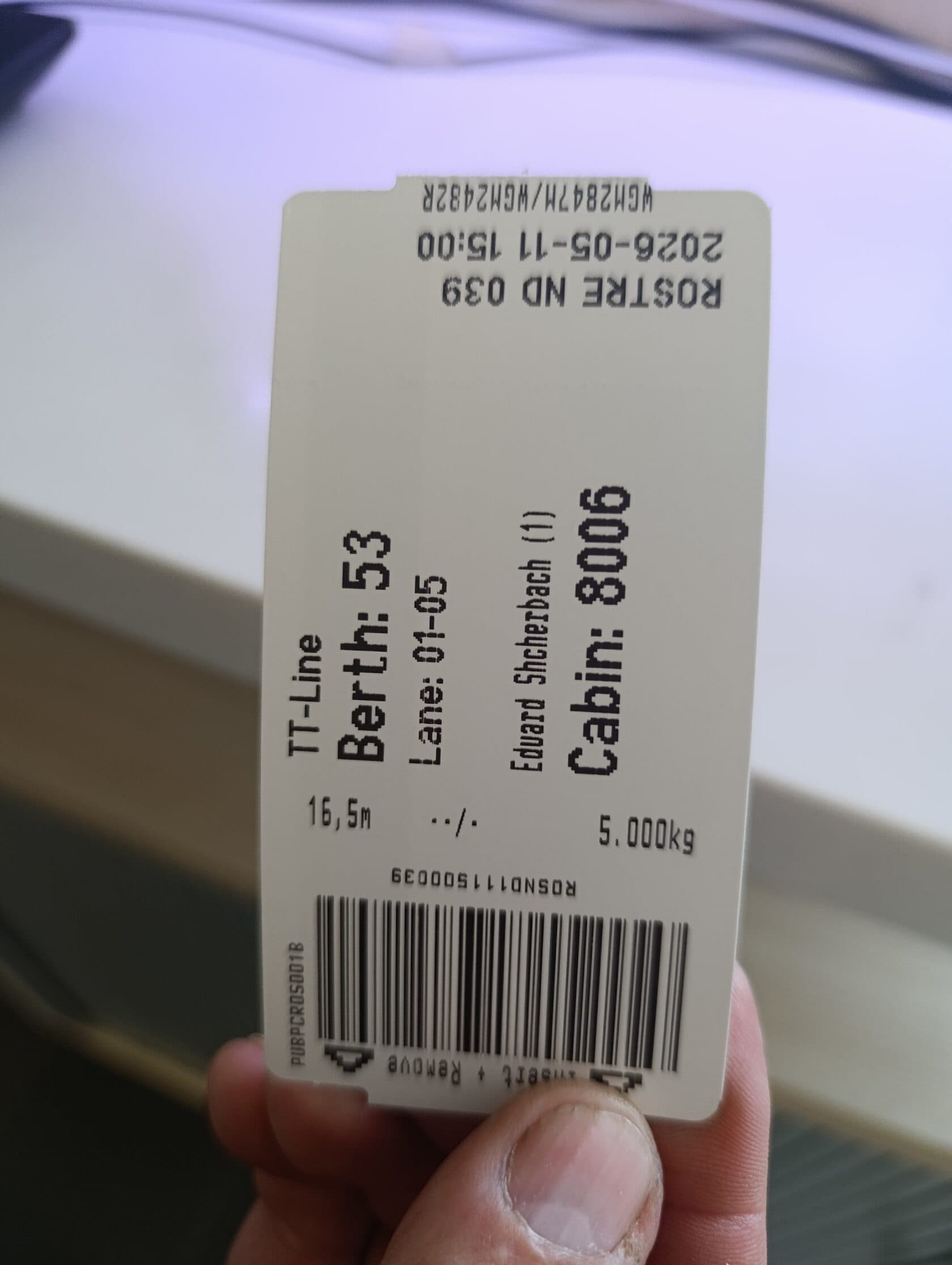 TT-Line regisztrációs iroda és önkiszolgáló terminál