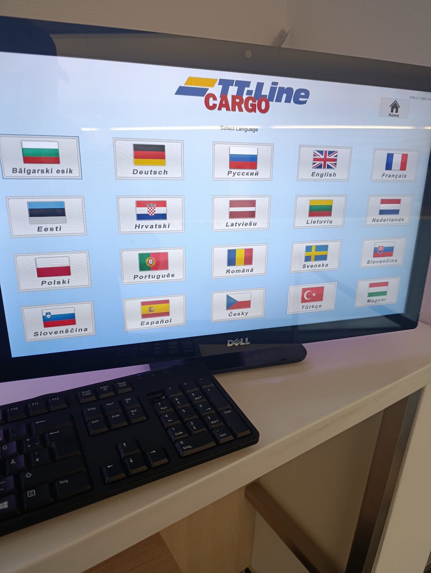 TT-Line regisztrációs iroda és önkiszolgáló terminál