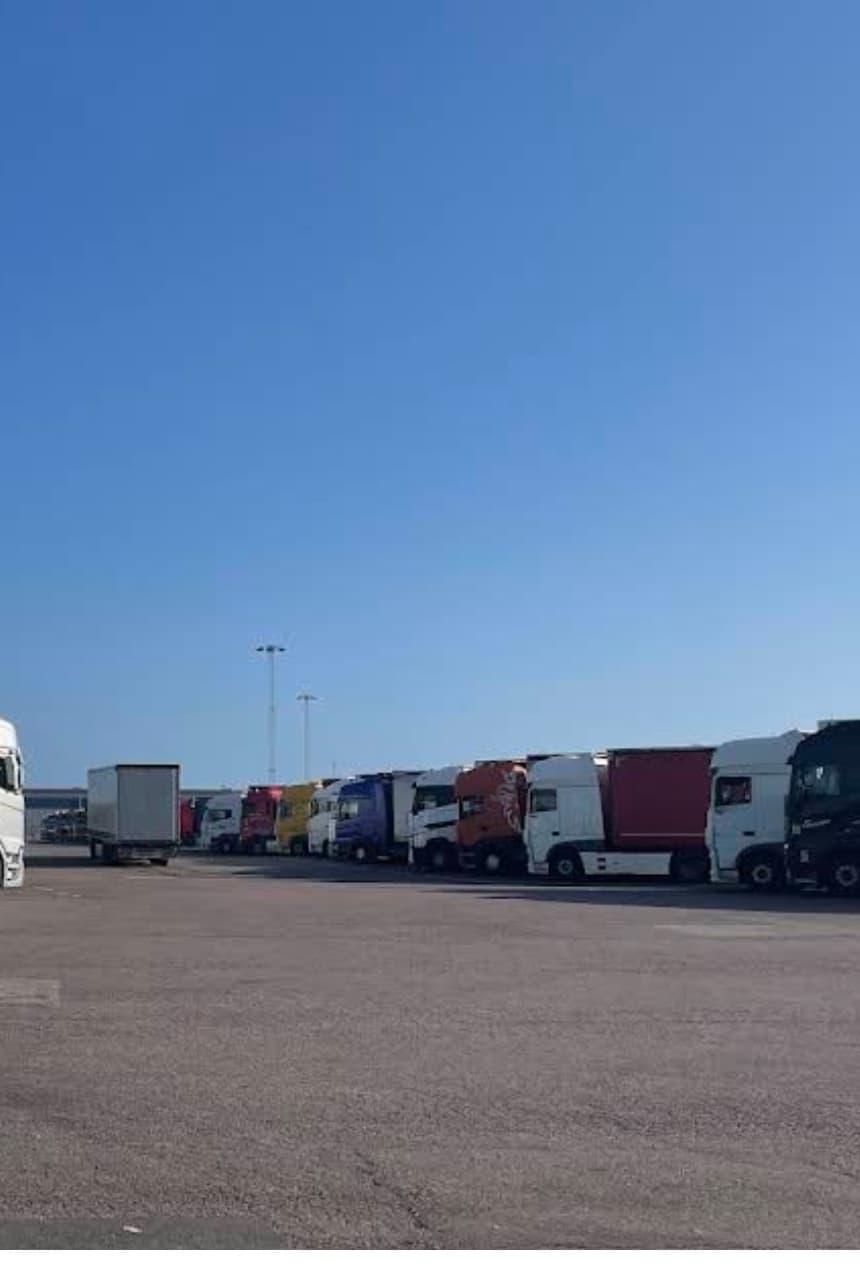 Паркингът в Trelleborg