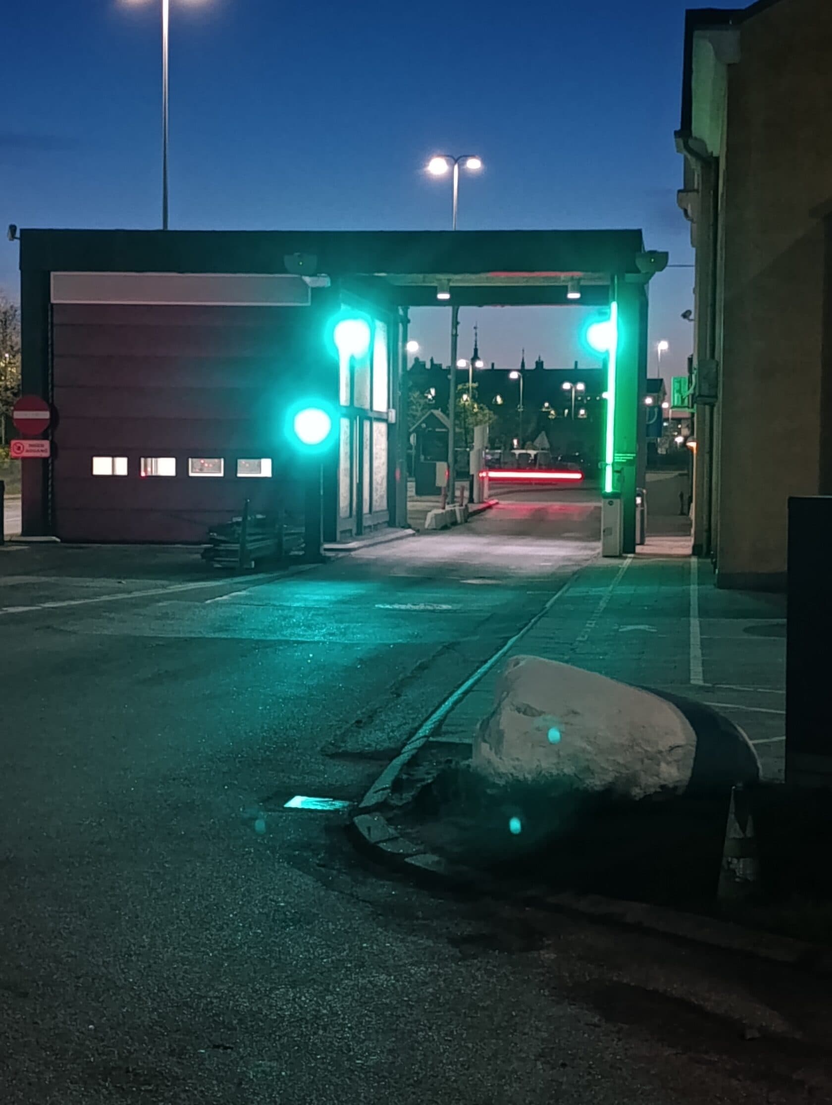 Várakozósáv a beszállás előtt