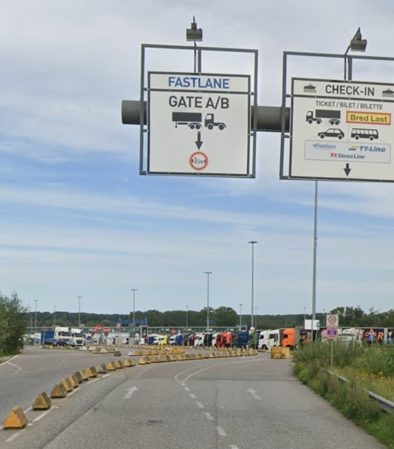 Parkoviště terminálu Finnlines