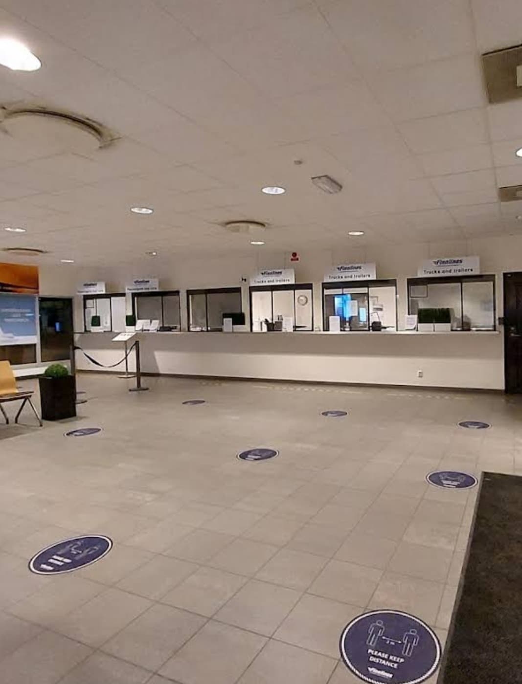 Parkoviště Finnlines v Malmö